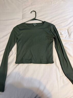 Dry Goods Ribbed Black Long Sleeve Tee